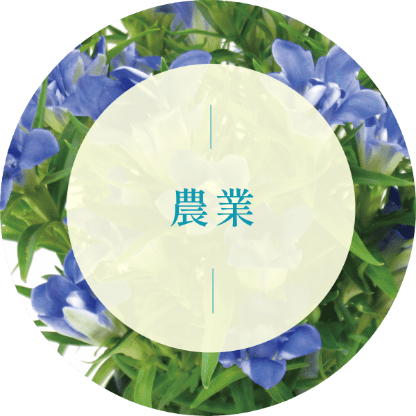 農業ページのボタン